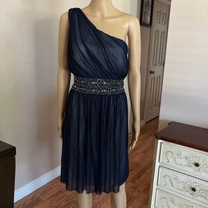 Jessica Howard Evenings Navy Blue Dress – Size 14